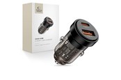 Mobil - Adaptere og ladere - Tech-Protect CC03 45W Car Charger 2-Ports USB-A / USB-C - Black - 5906302361656