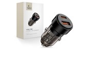 Mobil - Adaptere og ladere - Tech-Protect CC03 2-port PD75W car charger - black - 5906302361663