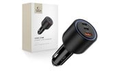 Mobil - Adaptere og ladere - Tech-Protect Car Charger CC04 3-Ports PD175W - Black - 5906302361700