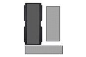 Kabinett-tilbehør - Lian Li LAN3-1X - system cabinet dust filter kit - LAN3-1X