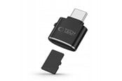 Flashminneadapter - Tech-Protect UltraBoost microSD card reader adapter with USB-C - black - 5906302361953
