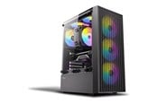 Kabinett - Antec AX27 RGB ELITE - mid tower - Kabinett - Tower - Svart - 0-761345-10205-6