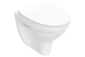 Toaletter, toalettseter, bidéer og reservedeler - Ifö spira classic wall-hung toilet including seat with lid w - 503.088.00.1