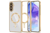 Mobil - Deksel og etui - Tech-Protect MagFlex MagSafe Case for Samsung Galaxy A56 5G - Clear Gold - 5906302362240