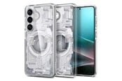 Mobil - Deksel og etui - Spigen Ultra Hybrid Mag MagSafe Case for Samsung Galaxy S26 Zero One - Clear and White - 29404-0