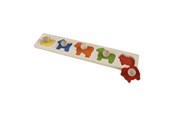 Treleker - Primi Passi - Wooden Studded Board Animal Gutter - PP1004