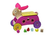 Treleker - Primi Passi - Wooden Shape and Walker Rabbit Pink - PP1061