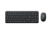 Tastatur - Logitech MK250 - keyboard and mouse set - QWERTZ - German - graphite Input Device - Tastatur & Mussett - Tysk - Svart - 920-013552