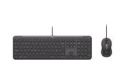 Tastatur - Logitech Signature Slim Wired Combo MK620 for Business - Tastatur & Mussett - Sveitsisk - Grå - 920-013342