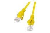 Nettverkskabel - Lanberg patch cable - 1 m - yellow RAL 1016 - Gul - PCU5-10CC-0100-Y