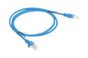 Nettverkskabel - Lanberg patch cable - blue RAL 5012 - Blå - PCU5-10CC-0100-B