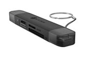 Flashminneadapter - ICY BOX IB-CR203-CU3 - card reader - USB 3.2 Gen 1 / USB-C / USB-A - IB-CR203-CU3
