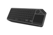 Tastatur - Natec TURBOT 2 - keyboard - 75% compact - with touchpad - QWERTY - US - black grey Input Device - Tastatur - Engelsk (USA) - Grå - NKL-2317