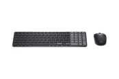 Tastatur - Dell Pro 7 KM746 - keyboard and mouse set - rechargeable compact - QWERTY - US International - black Input Device - Tastatur & Mussett - Universal - Svart - KM746-BLK-INT