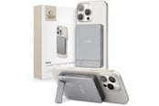 Nødlader - Tech-Protect Powerbank PB14 LifeMag MagSafe 5000 mAh - Grey - 5000 mAh - 5906302362783