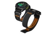 Smartklokke - Tilbehør - Spigen Athlex Air Strap for Garmin QuickFit 22mm - Black and Orange - 30046-0