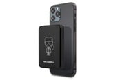 Nødlader - Karl Lagerfeld 3000mAh Inductive Powerbank with MagSafe - Black - 3000 mAh - 3666339000820