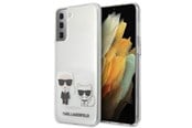 Mobil - Deksel og etui - Karl Lagerfeld Karl&Choupette Case for Samsung Galaxy S21+ - Transparent - 3666339003357