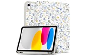 Nettbrett - Deksler og etui - Tech-Protect SC Pen Case for iPad 10.9" 2022 (10th Gen.) / 11" 2025 (11th Gen.) - Daisies with Leaves - 5906302363193