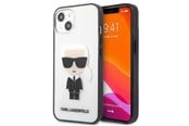 Mobil - Deksel og etui - Karl Lagerfeld Iconik Karl Case for iPhone 13 mini - Transparent - 3666339028015