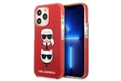 Mobil - Deksel og etui - Karl Lagerfeld Karl&Choupette Head Case for iPhone 13 Pro / iPhone 13 - Red - 3666339048709