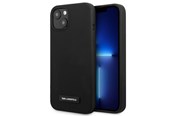 Mobil - Deksel og etui - Karl Lagerfeld Silicone Plaque Case for iPhone 13 mini - Black - 3666339048761