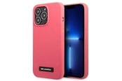 Mobil - Deksel og etui - Karl Lagerfeld Silicone Plaque Case for iPhone 13 Pro / iPhone 13 - Fuchsia - 3666339048822