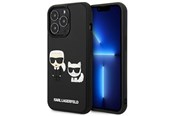 Mobil - Deksel og etui - Karl Lagerfeld KLHCP13L3DRKCK iPhone 13 Pro / 13 6.1" black/black hardcase Karl&Choupette Ikonik 3D - 3666339049621