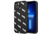 Mobil - Deksel og etui - Karl Lagerfeld Allover Case for iPhone 13 mini - Black - 3666339049683