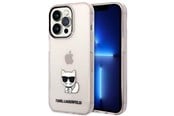 Mobil - Deksel og etui - Karl Lagerfeld Choupette Body Case for iPhone 14 Pro Max - Pink - 3666339076504