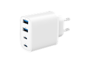 Mobil - Adaptere og ladere - Gembird 4-port 40 W GaN USB fast charger - TA-UC-2A2C-PD40-01-W