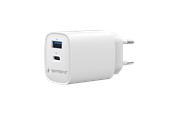 Mobil - Adaptere og ladere - Gembird 2-port 45 W USB fast charger - TA-UC-1A1C-PD45-01-W