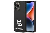 Mobil - Deksel og etui - Karl Lagerfeld KLHCP14XSLCTBK iPhone 14 Pro Max 6.7 "hardcase black / black Silicone Choupette Body - 3666339076580