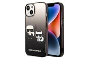 Mobil - Deksel og etui - Karl Lagerfeld KLHCP14STGKCK iPhone 14 6.1 "hardcase black / black Gradient Ikonik Karl & Choupette - 3666339086404
