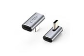 USB - Tech-Protect Ultraboost AA03 USB-C Angle Adapter - Grey - 5906302367986