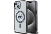 Mobil - Deksel og etui - Karl Lagerfeld KLHMP15SHCHNOTK iPhone 15 6.1" transparent hardcase IML Choupette`s Head MagSafe - 3666339162030