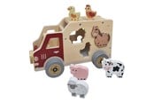 Treleker - Playwood Wooden Shape Car Farm Animals - RS303A