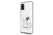 Mobil - Deksel og etui - Karl Lagerfeld Choupette Fun Case for Samsung A41 - Transparent - 3700740478813