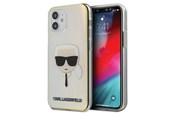 Mobil - Deksel og etui - Karl Lagerfeld Iridescent Karl's Head Case for iPhone 12 mini - Multicolor - 3700740482926