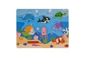 Puslespill - Playwood Wooden Jigsaw Puzzle and Fishing Game - 7 pcs. Tre - RS187