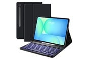 Nettbrett - Deksler og etui - Tech-Protect SC Pen + Keyboard Case for Samsung Galaxy Tab S10 FE+ 13.1 X620 / X626B - Black - 5906302368259