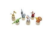 Treleker - Playwood Wooden Push Doll Jungle - RS498-jungle
