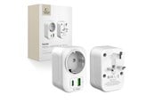 Mobil - Adaptere og ladere - Tech-Protect TA100 UK Adapter - White - 5906302368525