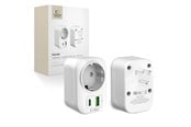 Mobil - Adaptere og ladere - Tech-Protect TA100 US Adapter - White - 5906302368532