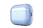 Mobil - Andre tilbehør - KeyBudz Jelly Series Transparent Case for AirPods Pro 3rd Gen - Baby blue - APP3_S10_BBL
