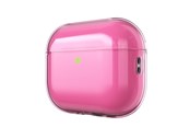 Mobil - Andre tilbehør - KeyBudz Jelly Series Transparent Case for AirPods Pro 3rd Gen - Neon pink - APP3_S10_NPK
