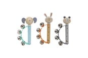 Babyleker - Playwood Wooden Bell Handle Animal - RS428