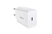 Mobil - Adaptere og ladere - Baseus Speed Mini Quick Charger USB-C PD 3A 20W - White - CCFS-SN02