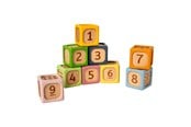 Babyleker - Bigjigs Wooden Soft Sorting Blocks - 9 pcs. - 38018