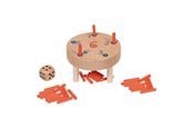 Brettspill & Puslespill - Goki Wooden Dice Game in Cotton Storage Bag - 56295